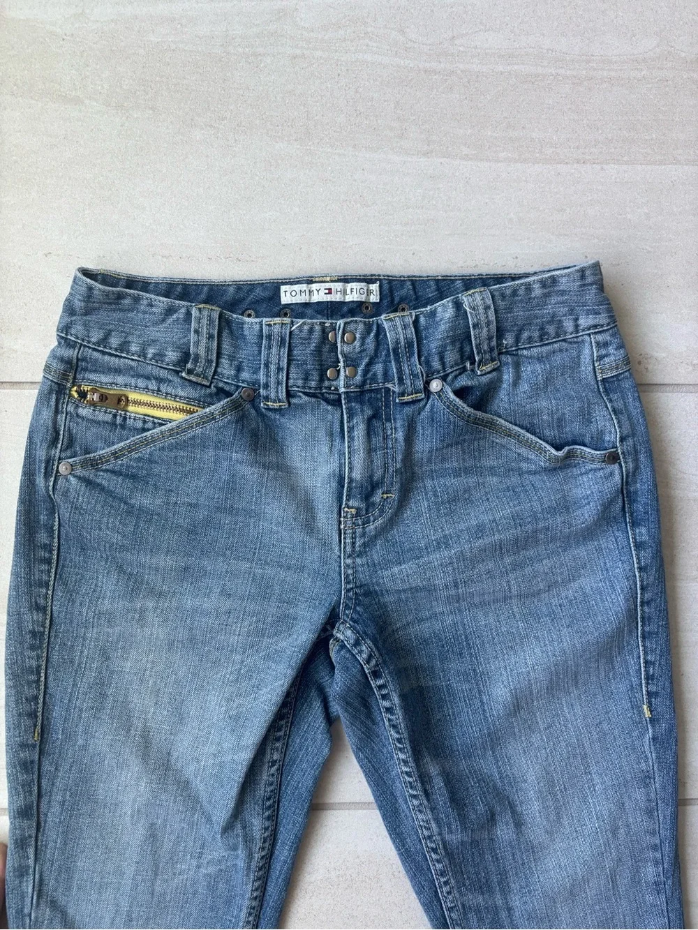 Vintage Y2K Vtg Retro Tommy Hilifiger Jeans Low Rise Hipster Designer Size 6
